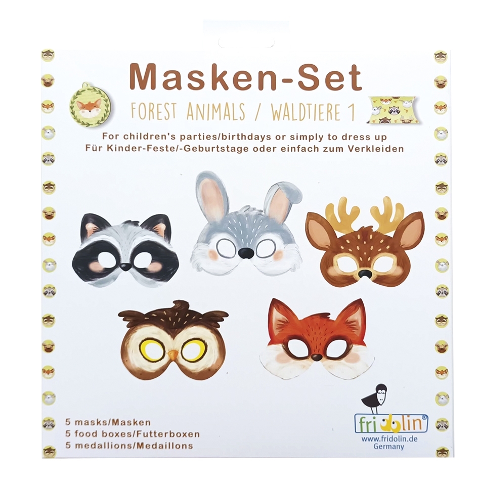 Mask Set, Forest Animals-1