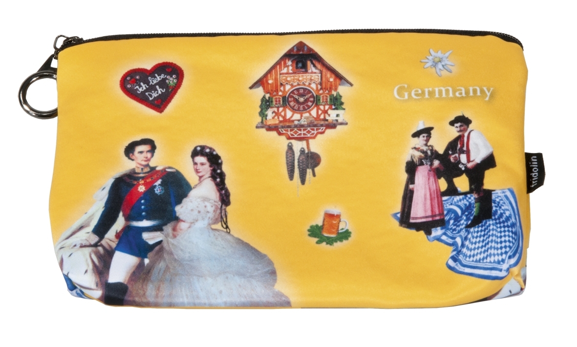 cosmetic bag, Germany, yellow