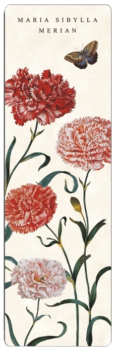 bookmark, Maria Sibylla Merian, Pinks