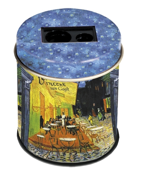 sharpener in tinbox, Van Gogh, Cafe de nuit