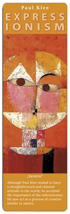 art bookmark, Expressionsm, Paul Klee/Senecio
