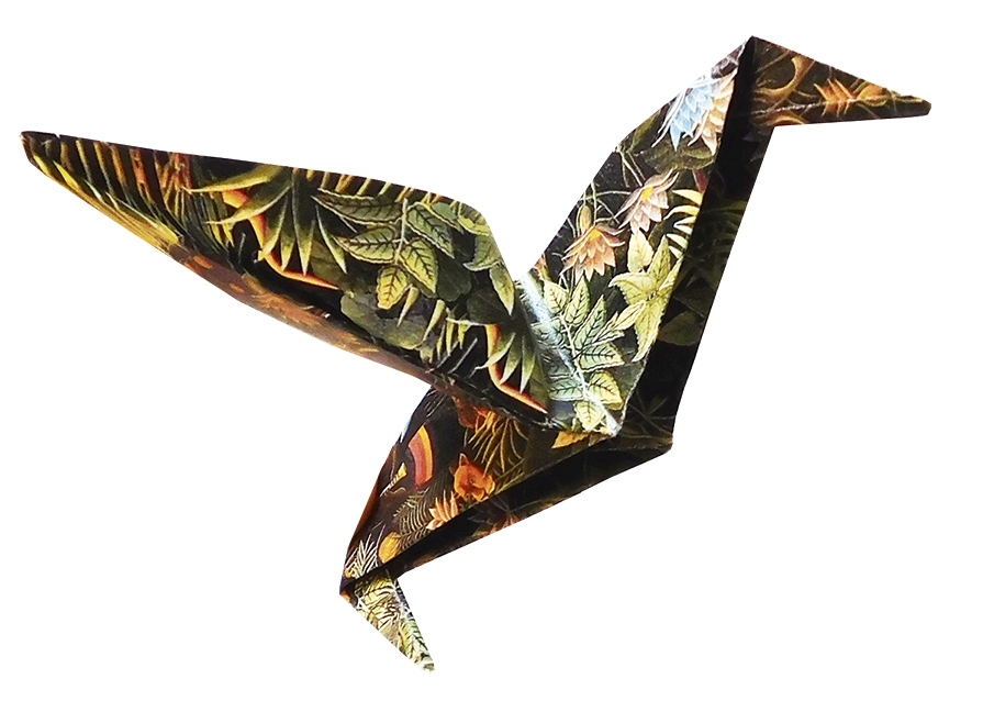 Art-Origami, Kolibri, Rousseau, 20 Blatt, 15x15cm