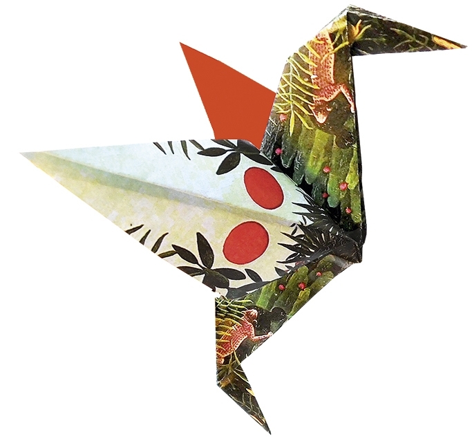 Art-Origami, Kolibri, Rousseau, 20 Blatt, 15x15cm