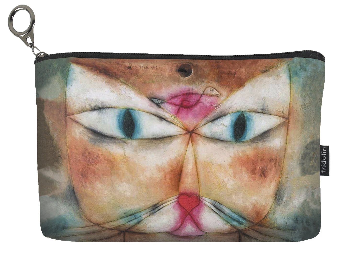 cosmetic bag, Paul Klee, Cat and bird