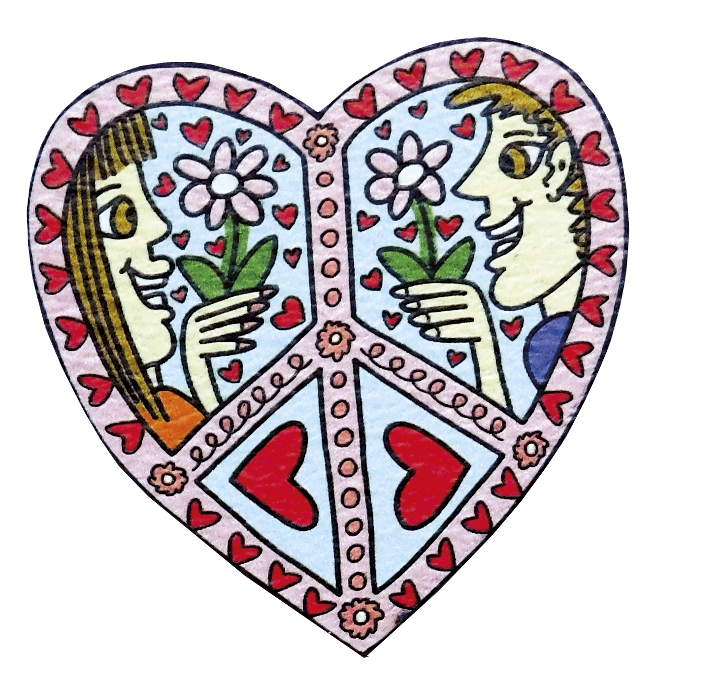 Magnet, MDF, James Rizzi, Heart