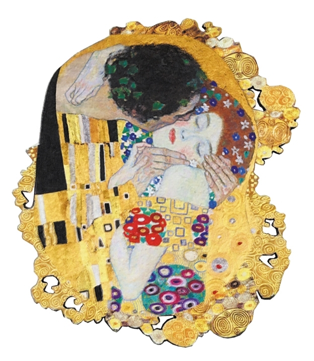 magnet, MDF, Gustav Klimt, Kuss