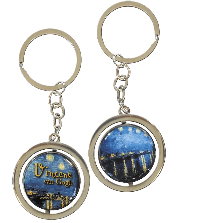 art keyring, two-sided, Van Gogh, Starry Night