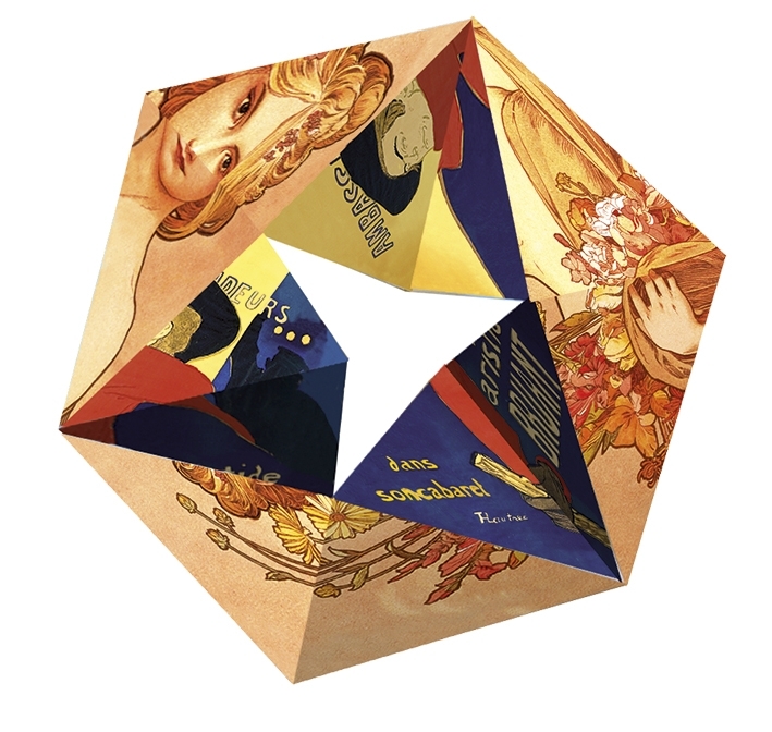 Art Flextangles, Art Nouveau, 4 sheets, 4 motifs
