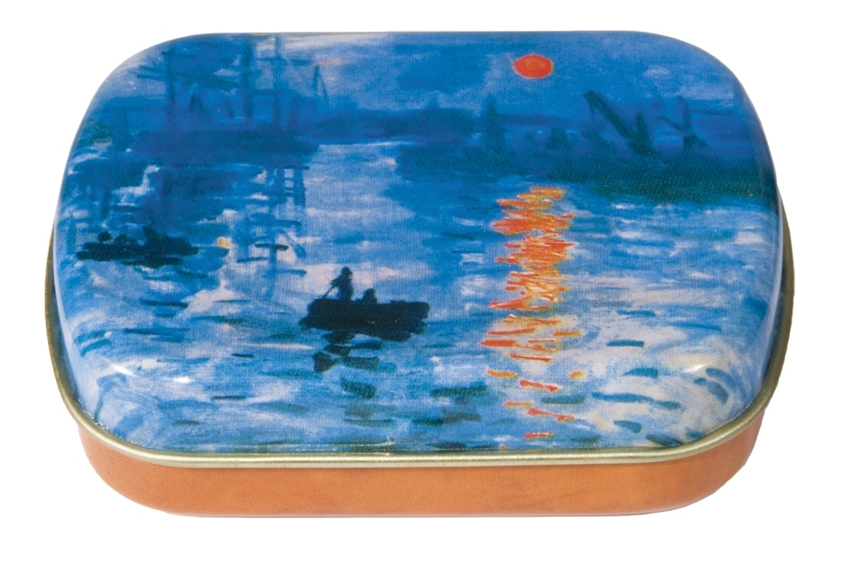 Mini box, Monet, Sunrise, metal
