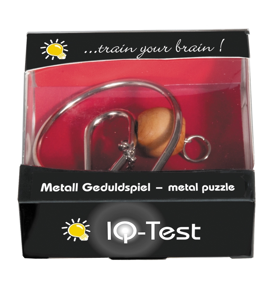 IQ-test, metal-puzzle, Two spheres