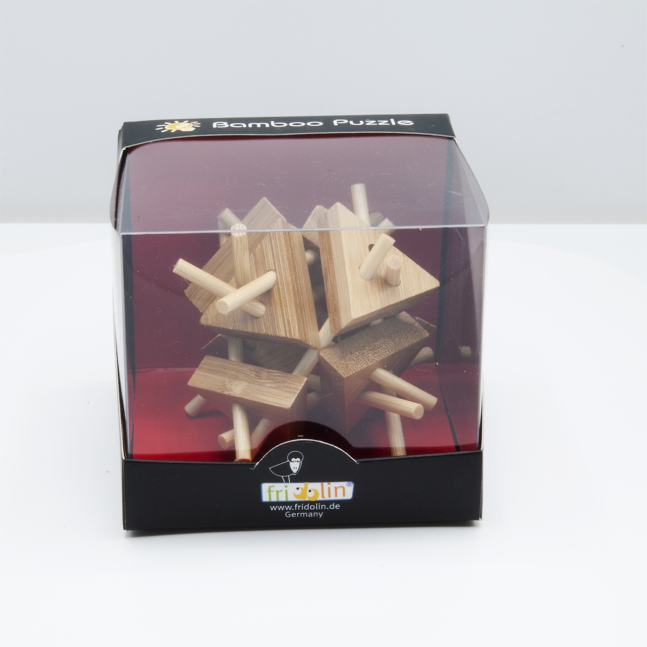 IQ-Test, bamboo puzzle, Sticks with Triangles