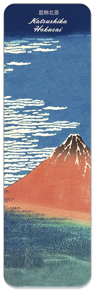 bookmark, Hokusai, Red Fuji