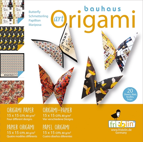 Art origami, Butterfly, Bauhaus, 20 sheets 15x15cm