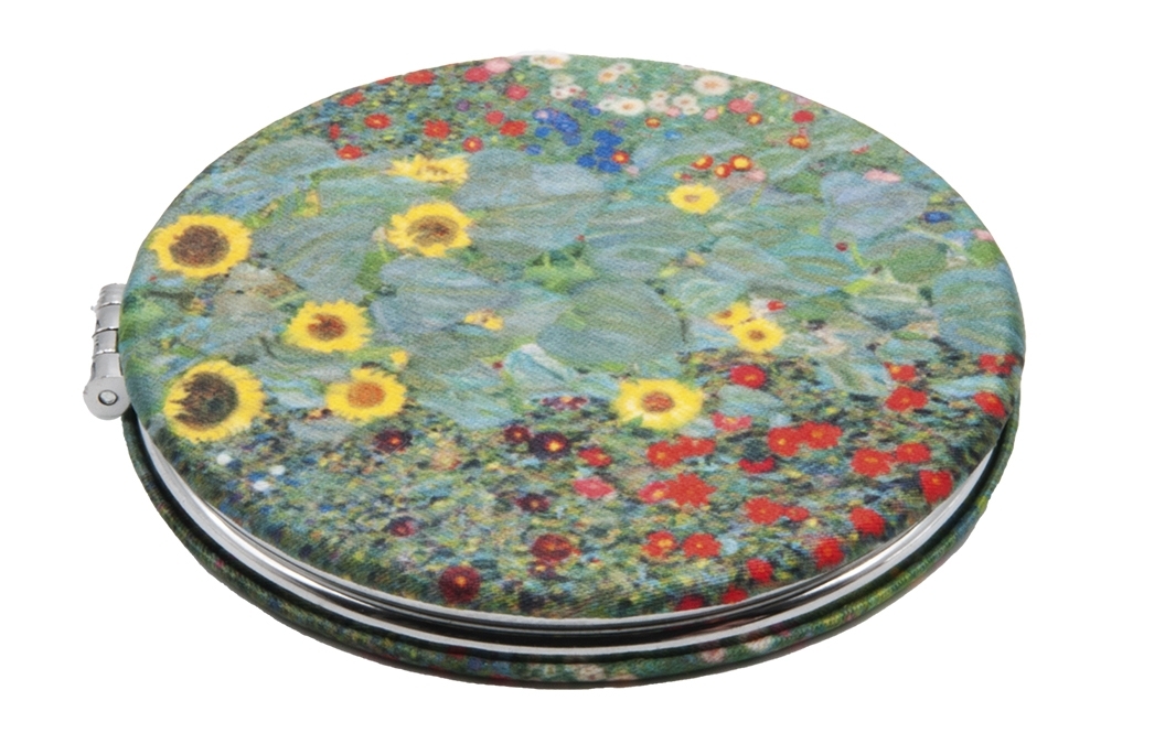Pocket mirror, Klimt, Farm Garden