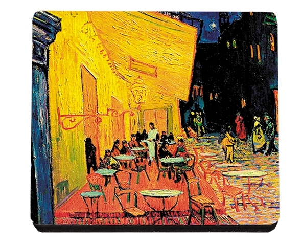 coaster, Van Gogh, Café de Nuit, MDF/Felt