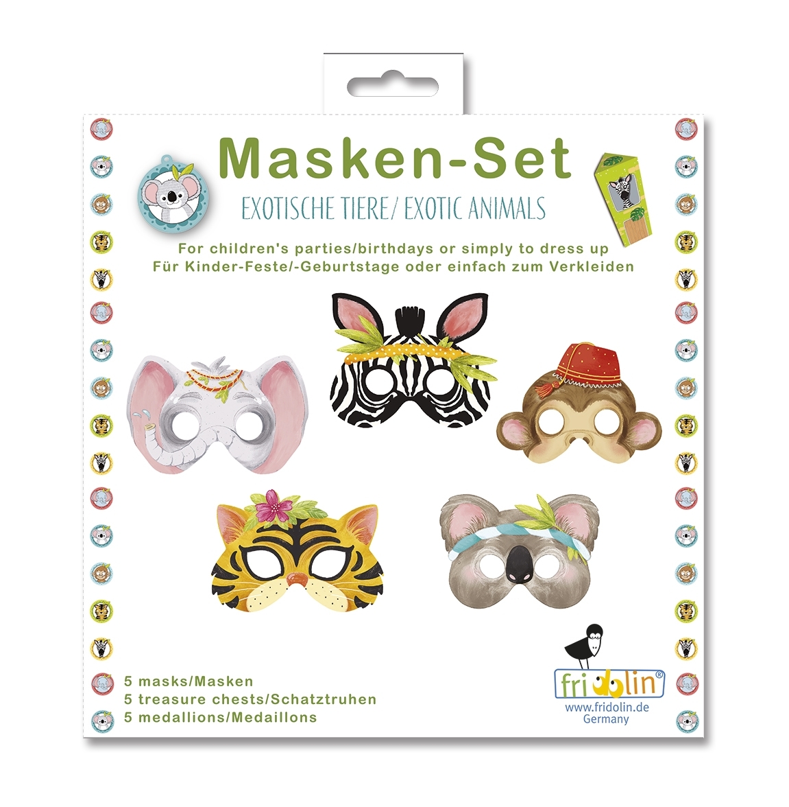 Mask Set, Exotic Animals