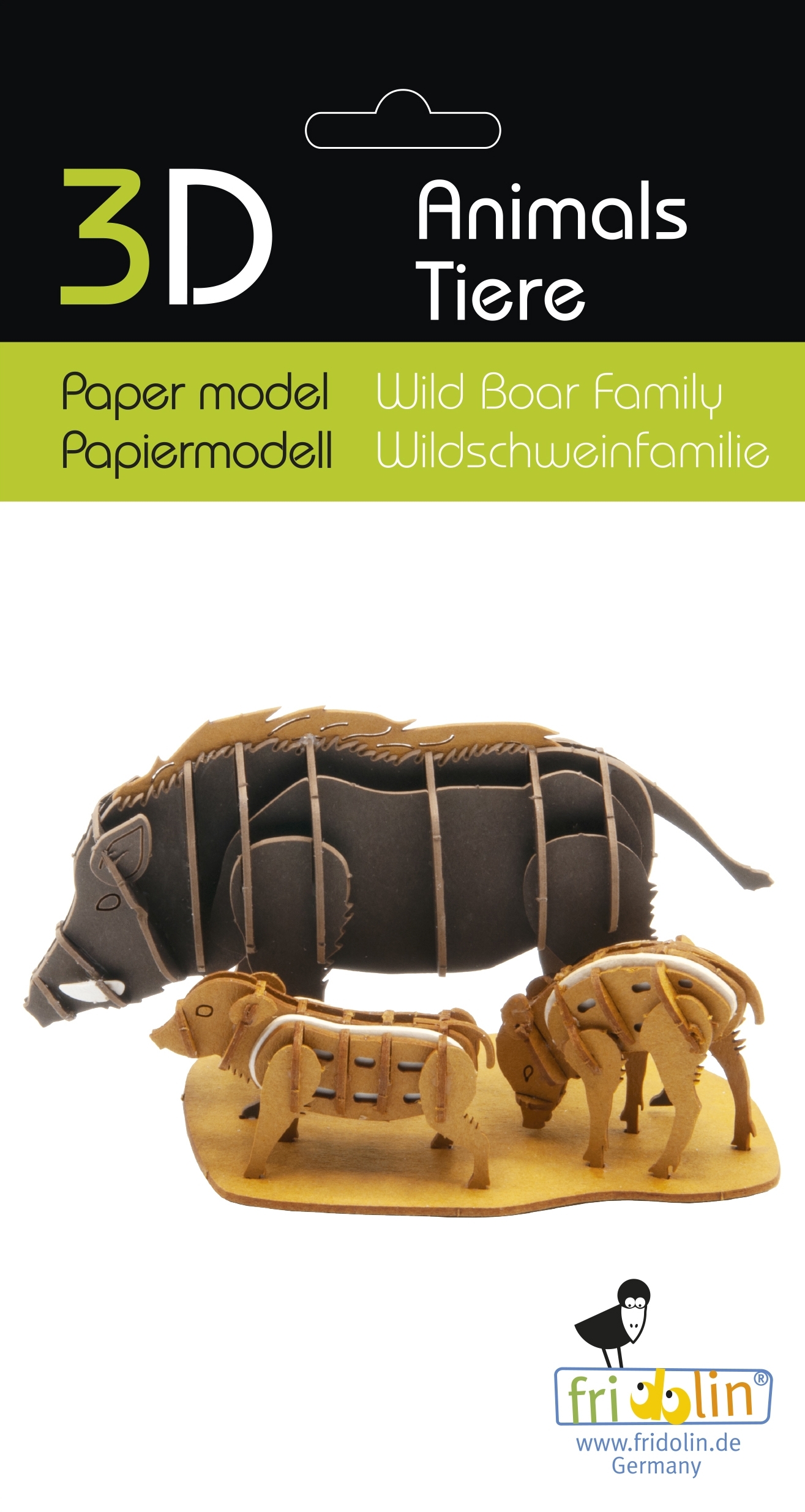 3D model, wild boars