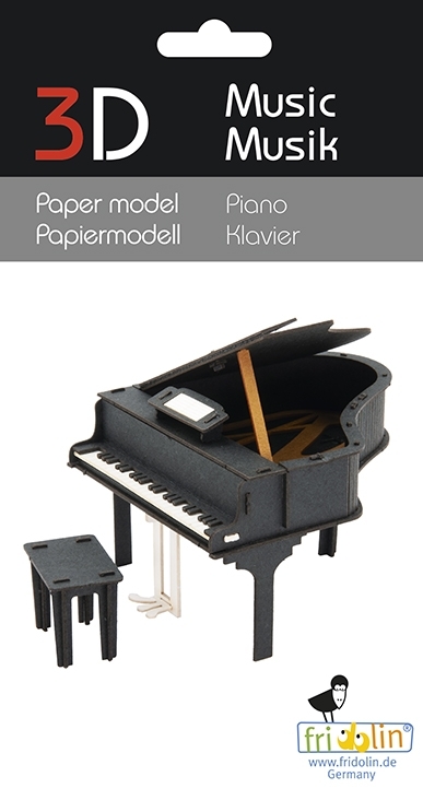 3D model, piano