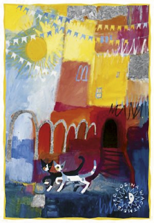 Folded card, Wachtmeister, Fiesta