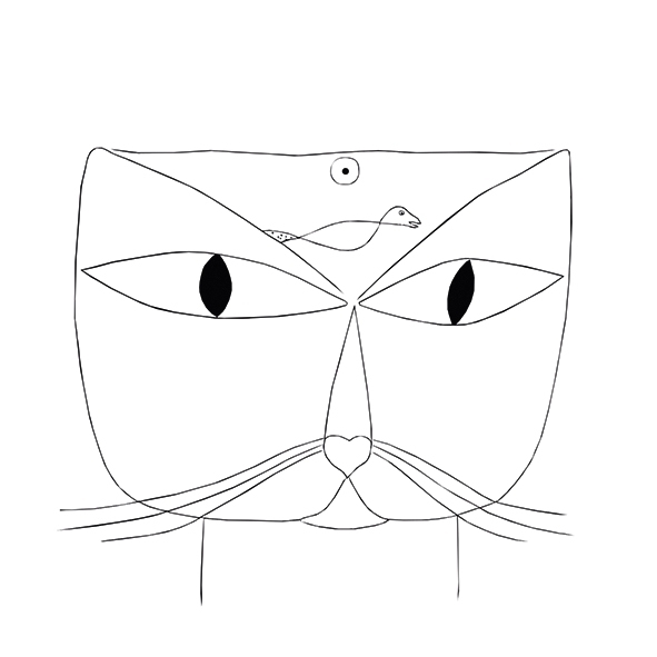 Coloring Art, Paul Klee, 4 motifs + fold. frame