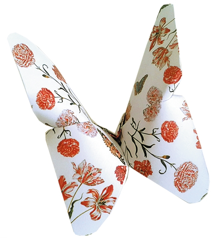 Art-Origami, Butterfly, Merian, 20 sheets 15x15 cm