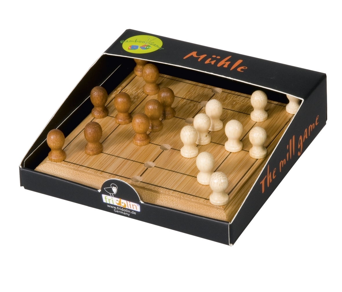 Game, Nine Men´s Morris, bamboo