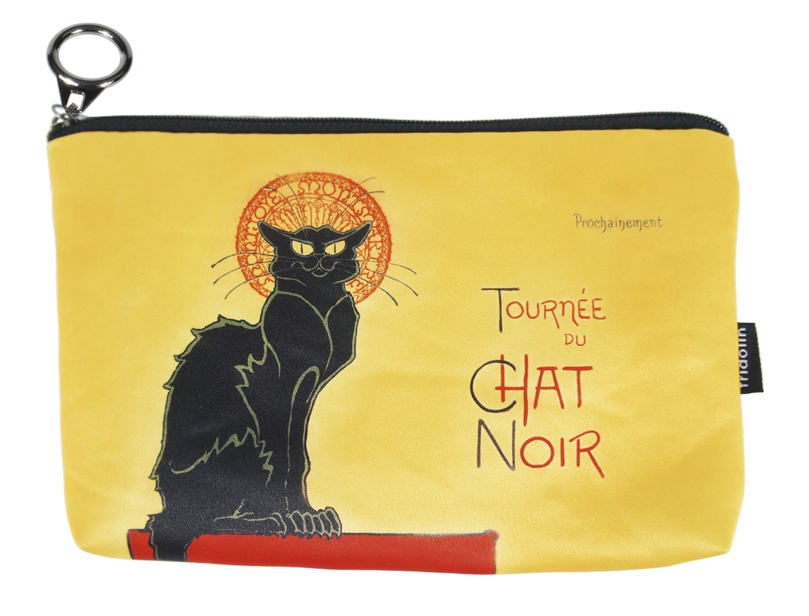 cosmetic bag, Chat Noir, Art Nouveau