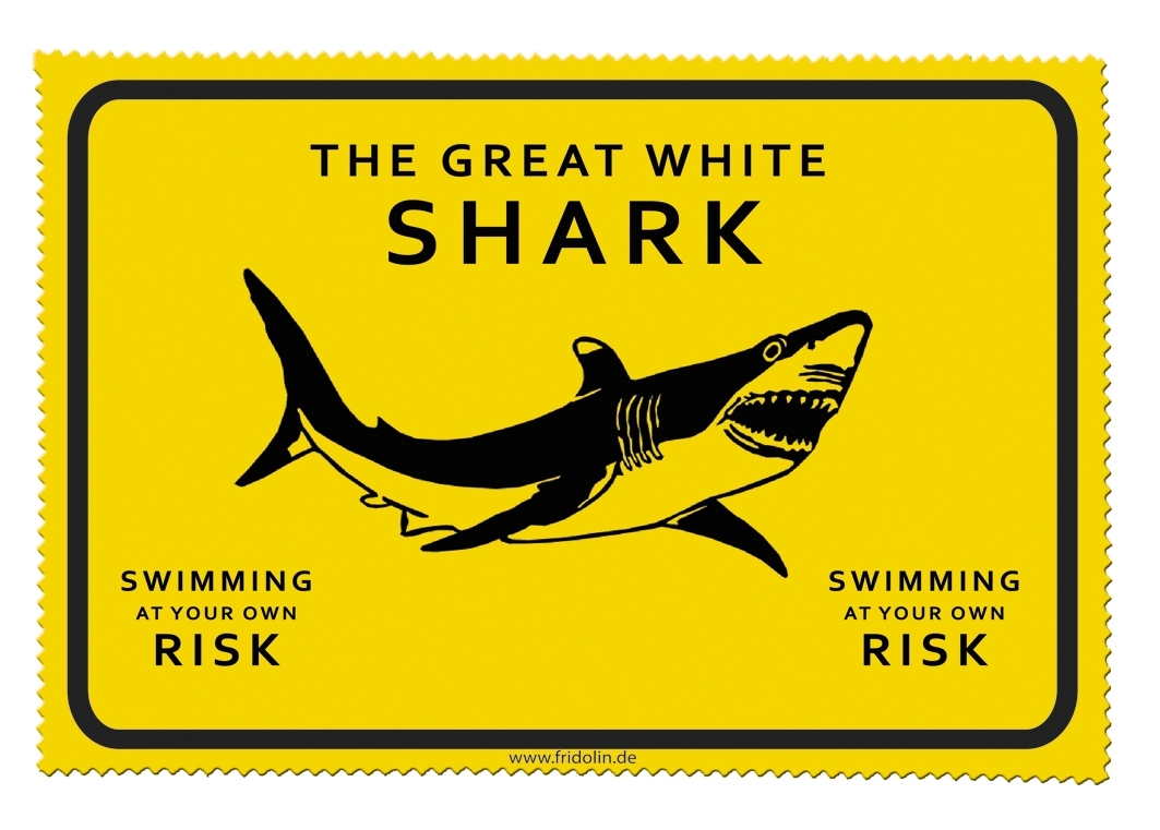 Eyeglass cleaning cloth, Shark, Adventure time