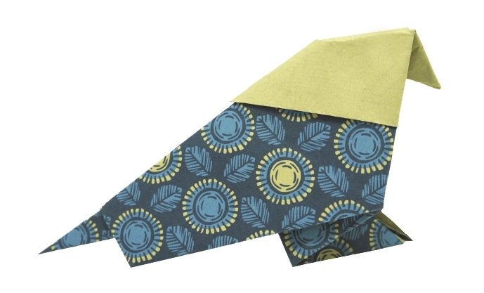 Funny Origami, Budgie, 20 sheets 15x15 cm