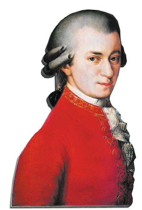 magnet, MDF, Mozart