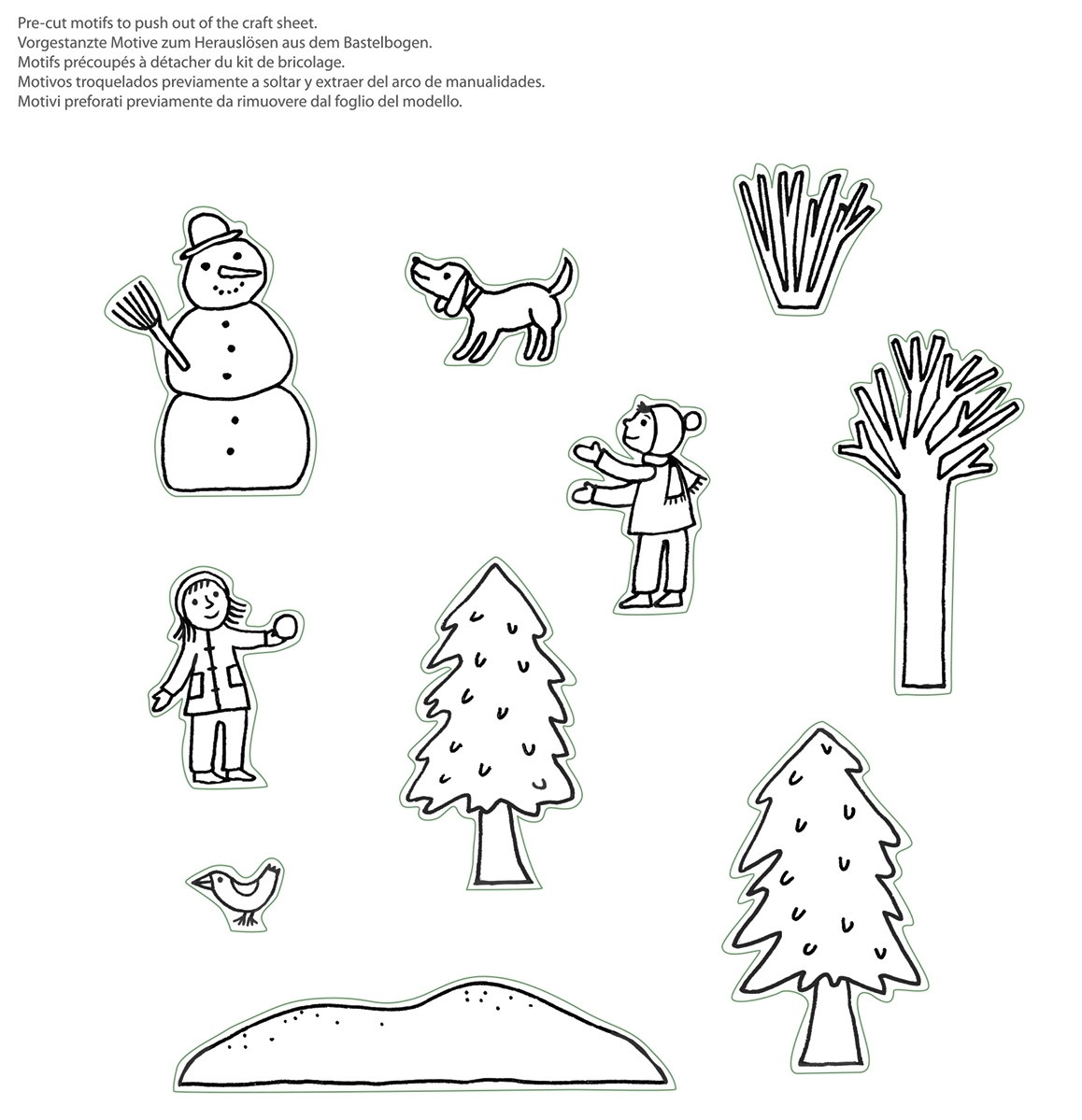 Craft kit, Winter in the Forest