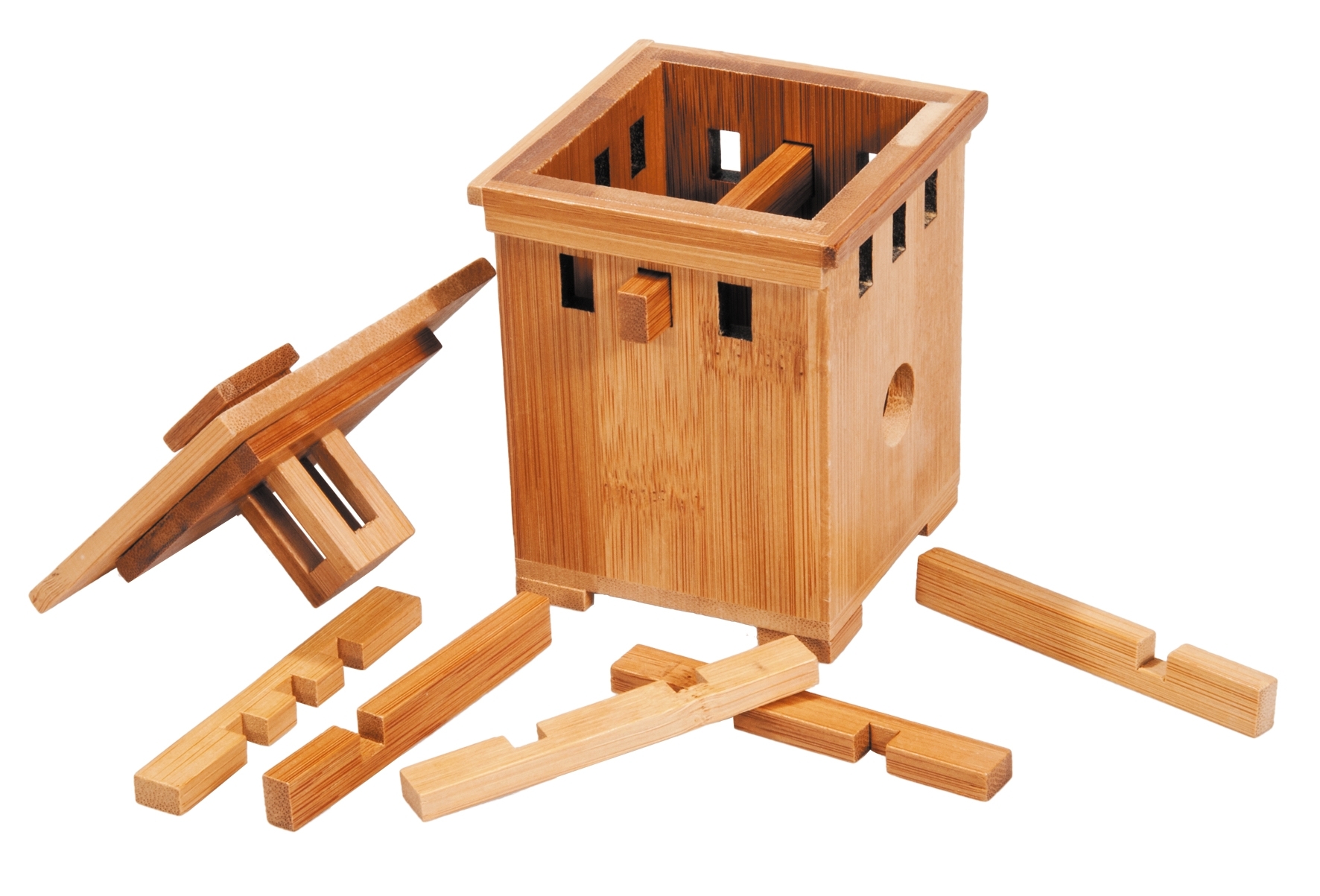 IQ-Test, bamboo safe, 1