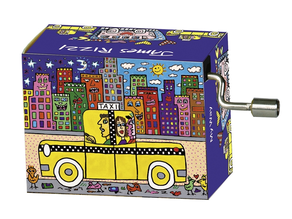Music box, My Way, James Rizzi, If you take a taxi