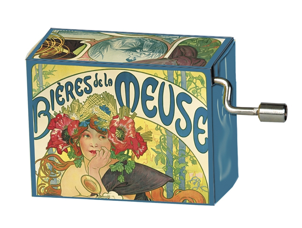 Music box, French CanCan, Art Nouveau/Bières de M.