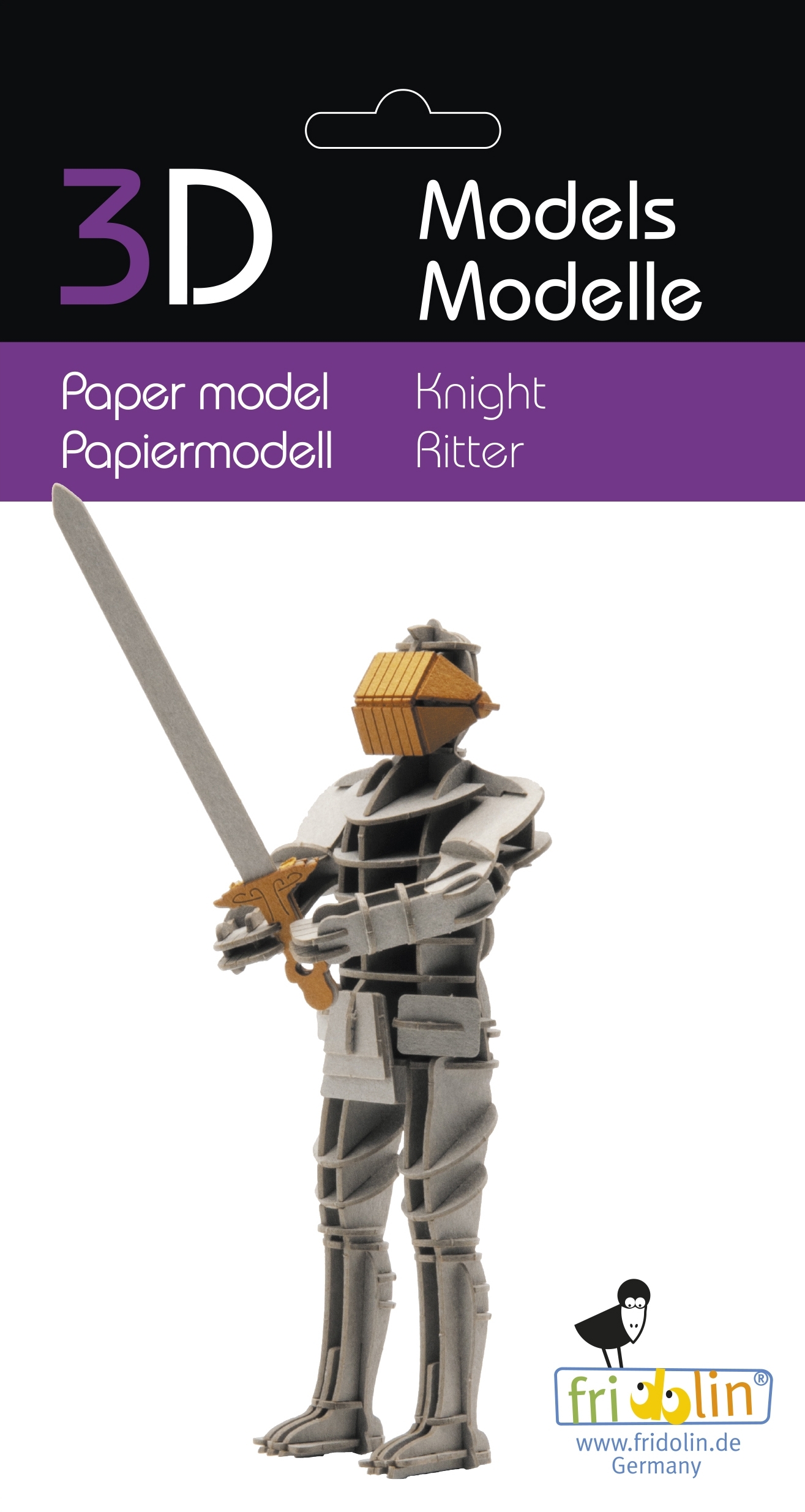 3D model, knight