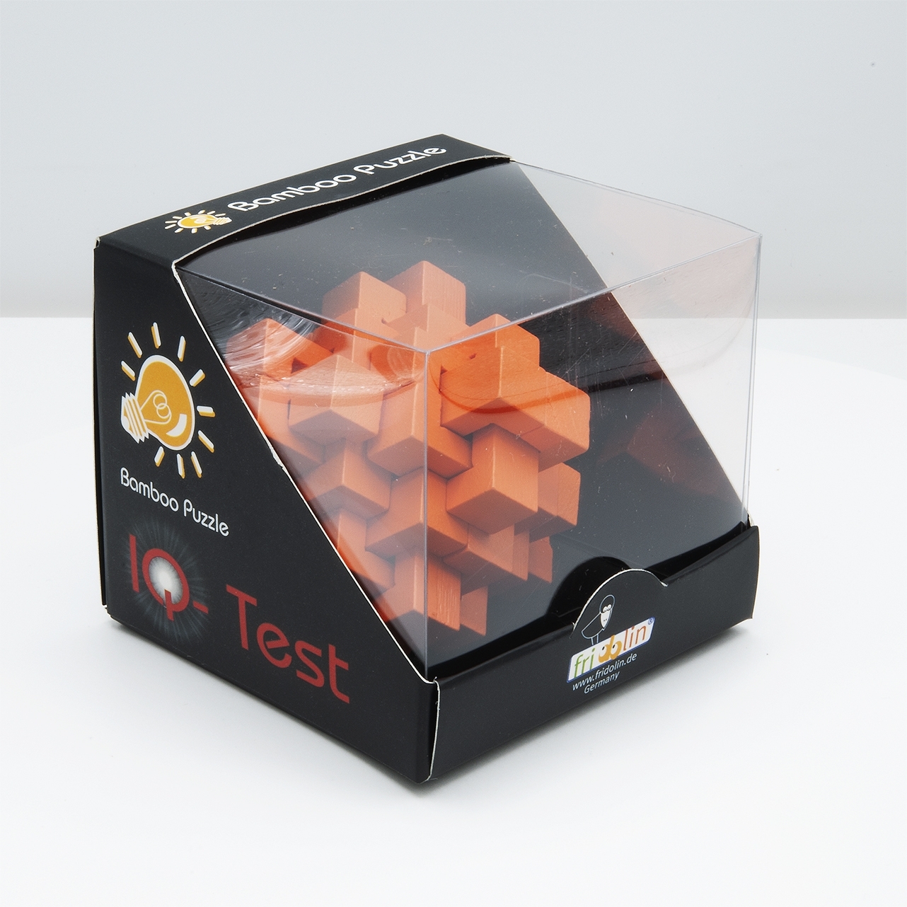 IQ-Test, bamboo puzzle, Pineapple, orange
