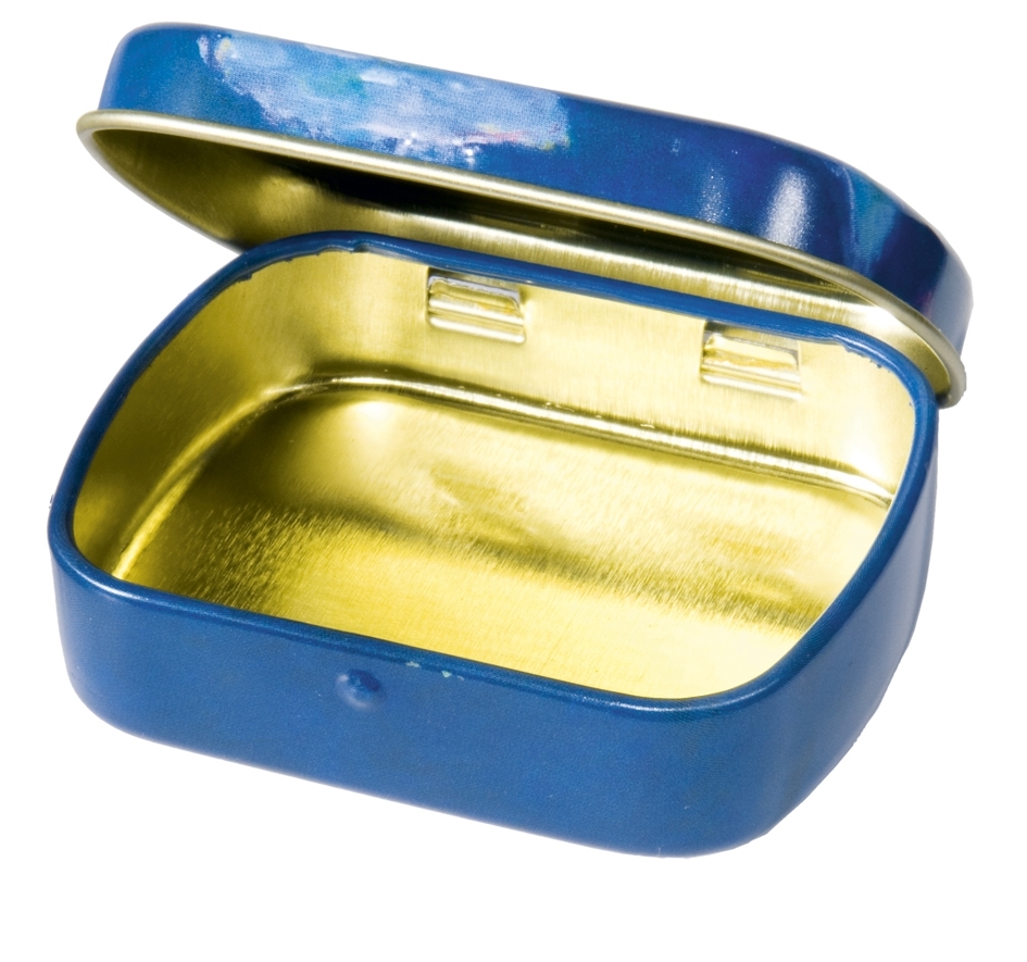 Mini box, Monet, Water lillies, metal