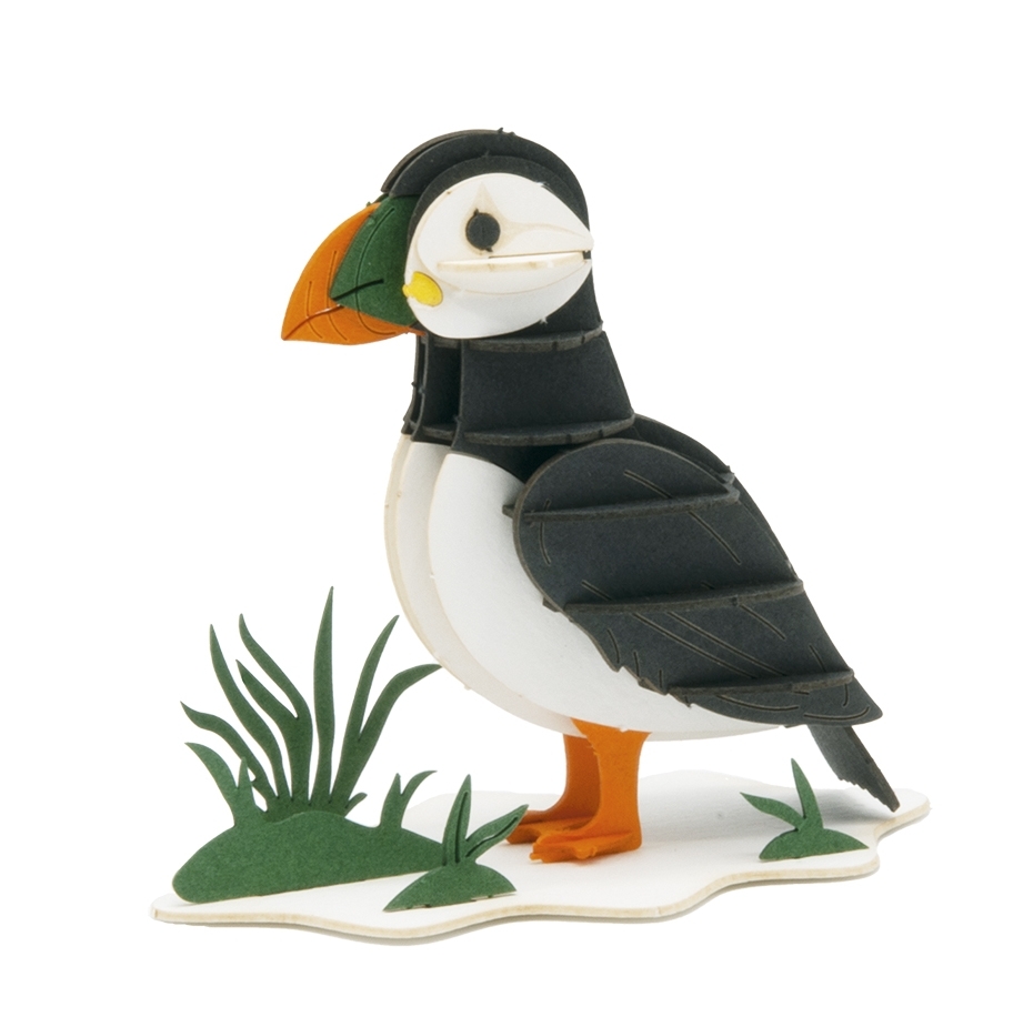 3D model, puffin