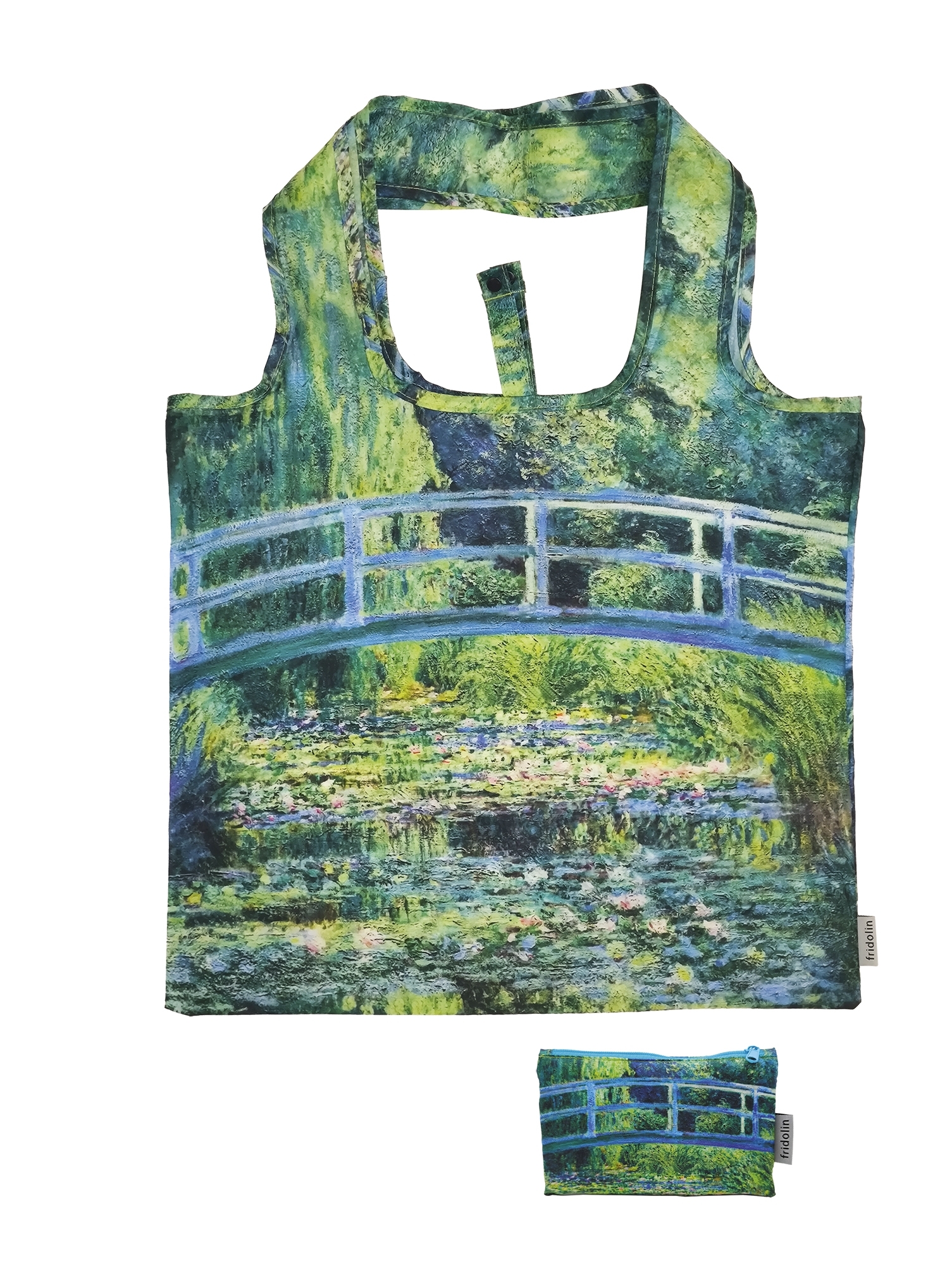 Eco Bag, Monet, Japanische Brücke, recycled