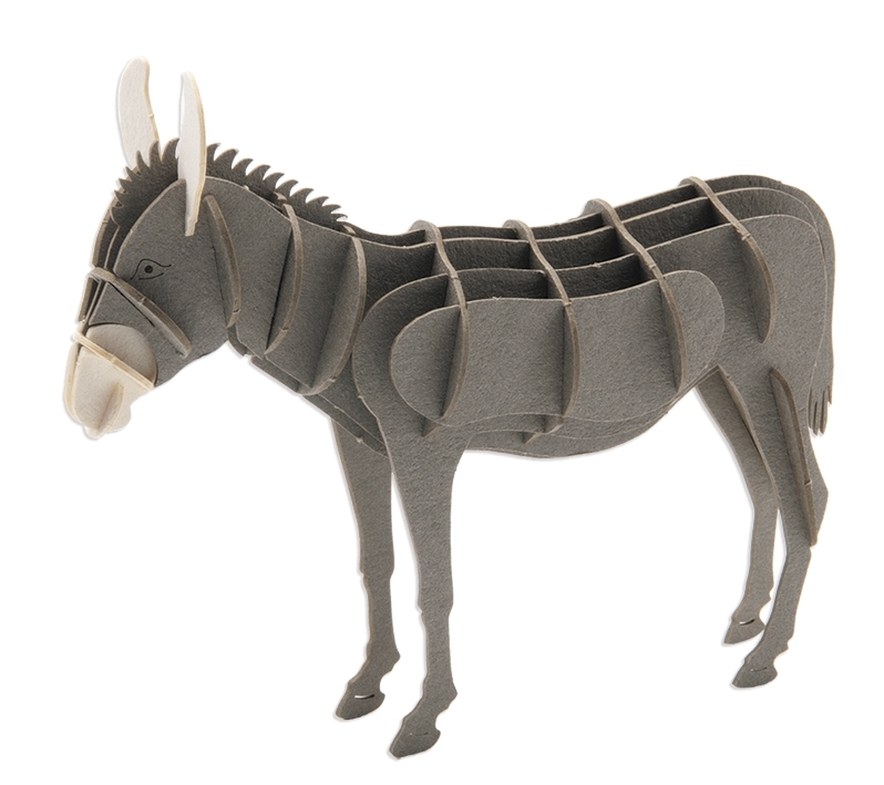 3D model, donkey