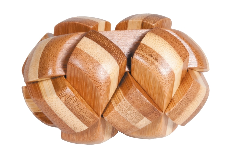 IQ-Test, bamboo puzzle, Oval