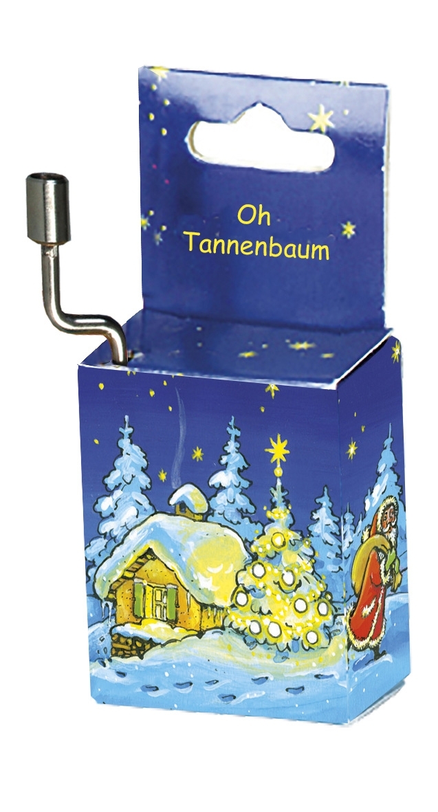 Hanging music box Christmas Carol, O ChristmasTree