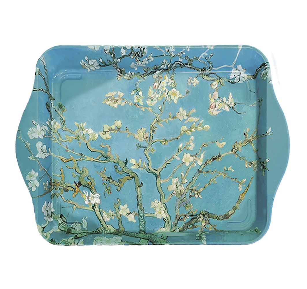 Tin Tray, Van Gogh, Almond blossom, small 21x14 cm