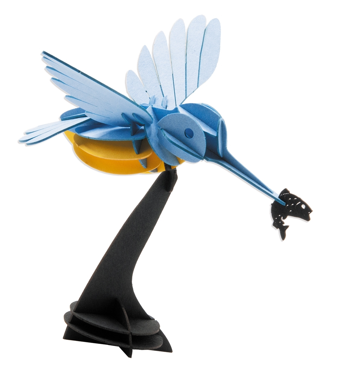 3D model, kingfisher