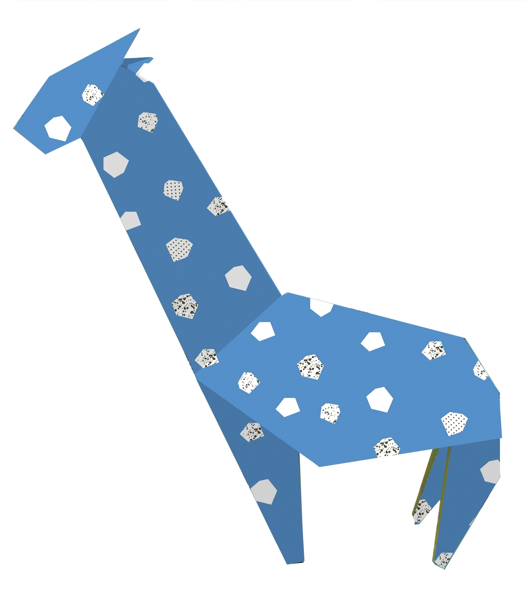 Funny Origami, Giraffes, 20 sheets 20x20 cm