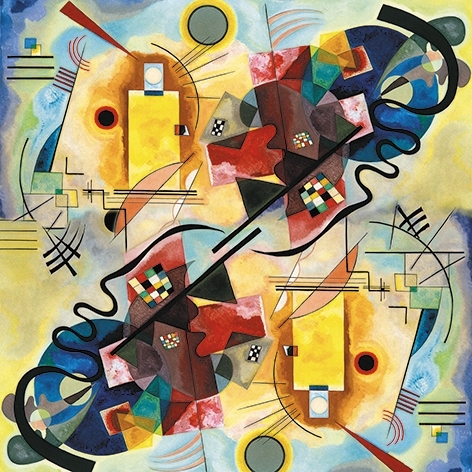 Art-Origami, Bird, Kandinsky, 20 sheets 15x15 cm