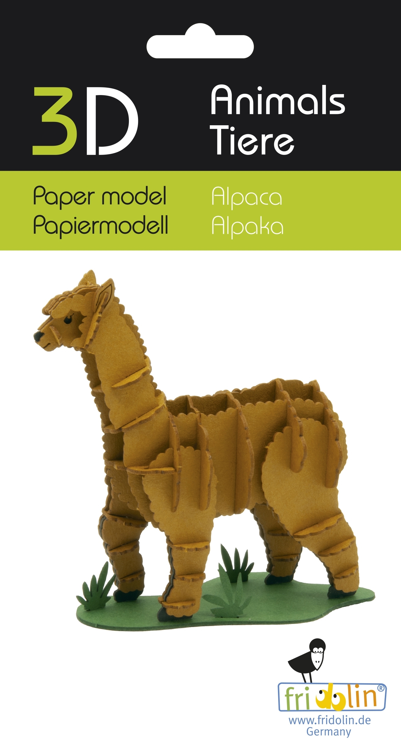 3D model, alpaca