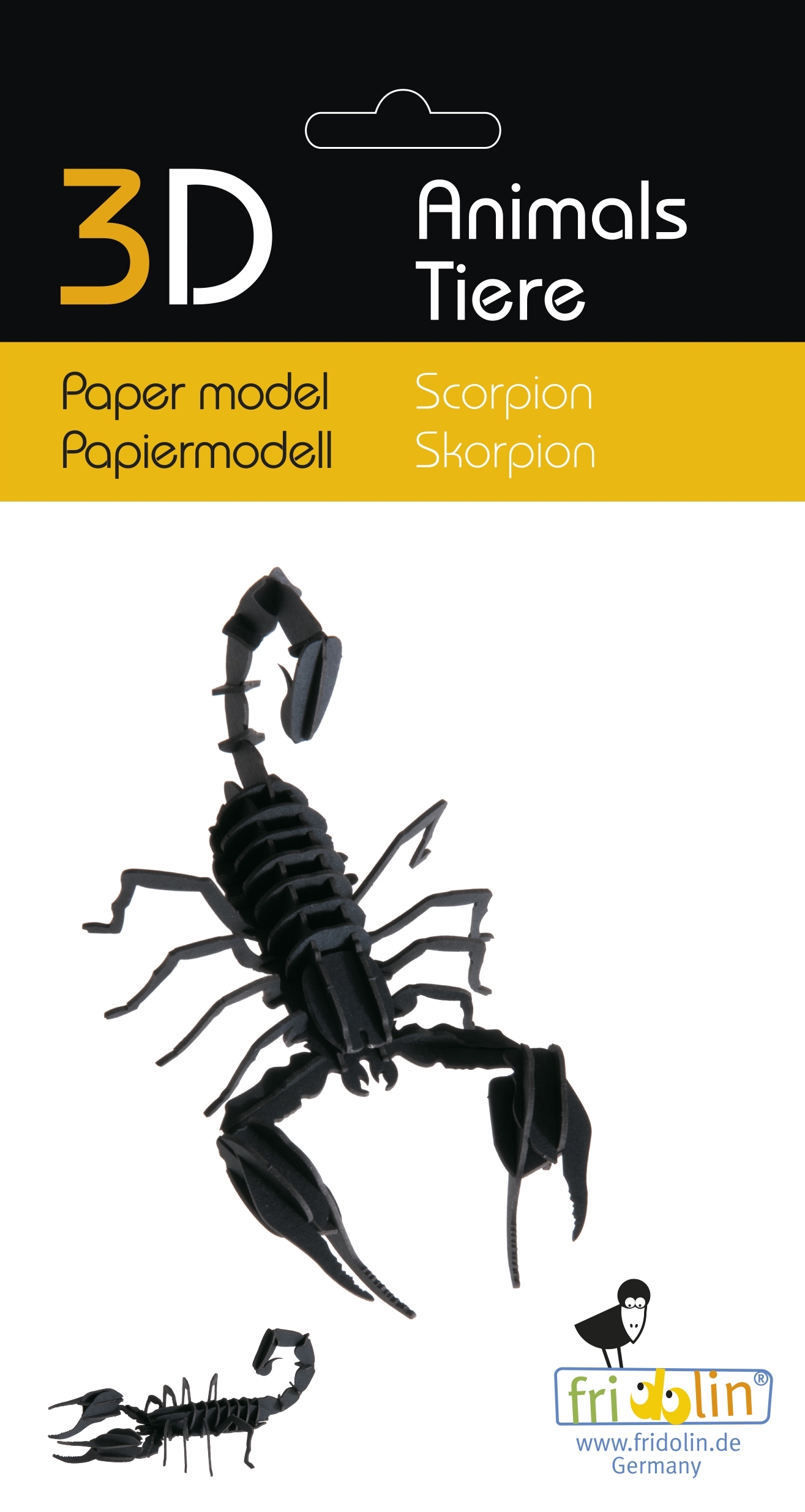 3D model, scorpion