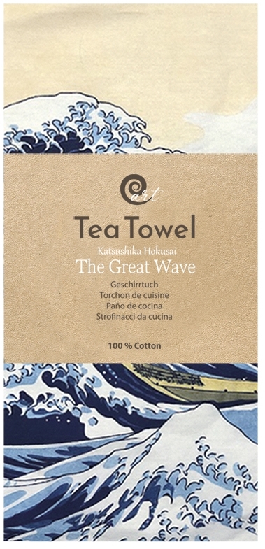 Tea towel, Hokusai, Great Wave