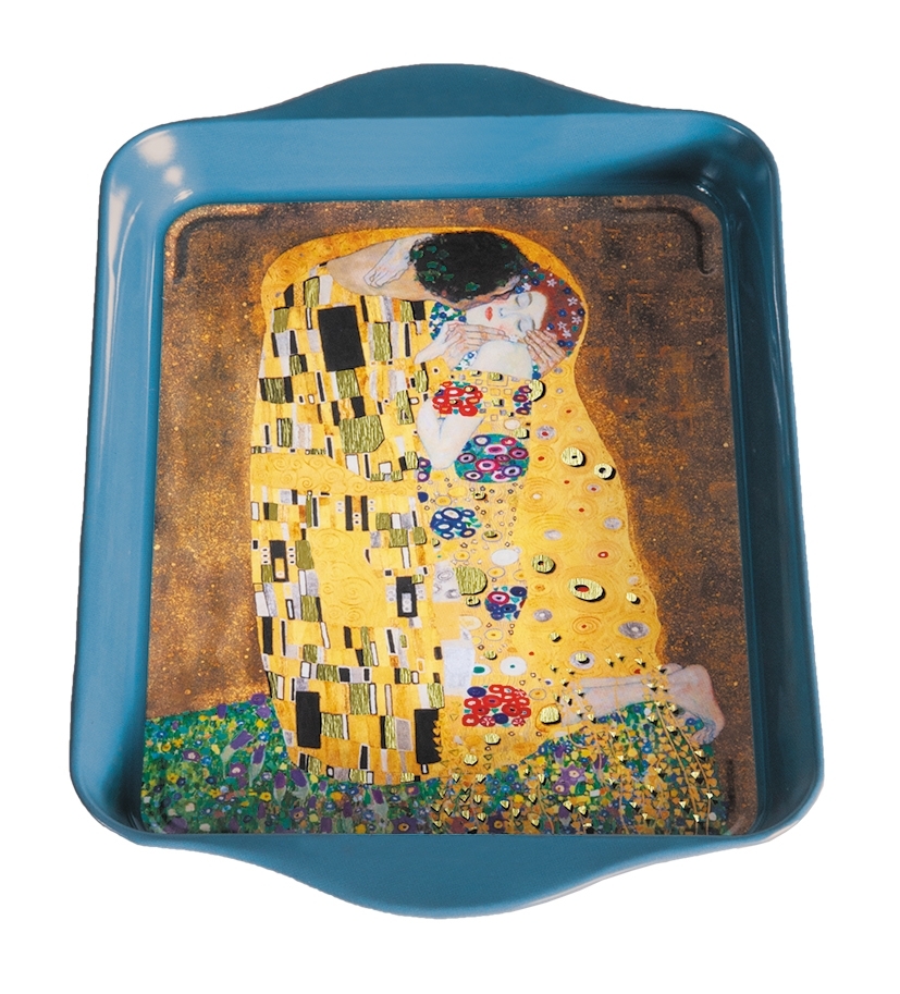 tin tray, small, Klimt, The Kiss